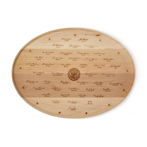 Retired Presidential Signatures Platter
