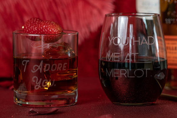 Custom Stemless Wine Glasses for Men