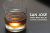 San Jose Map Rocks Glass