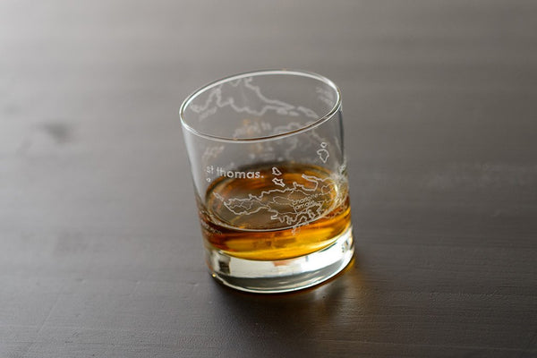 St. Thomas - St. John Islands Rocks Glass