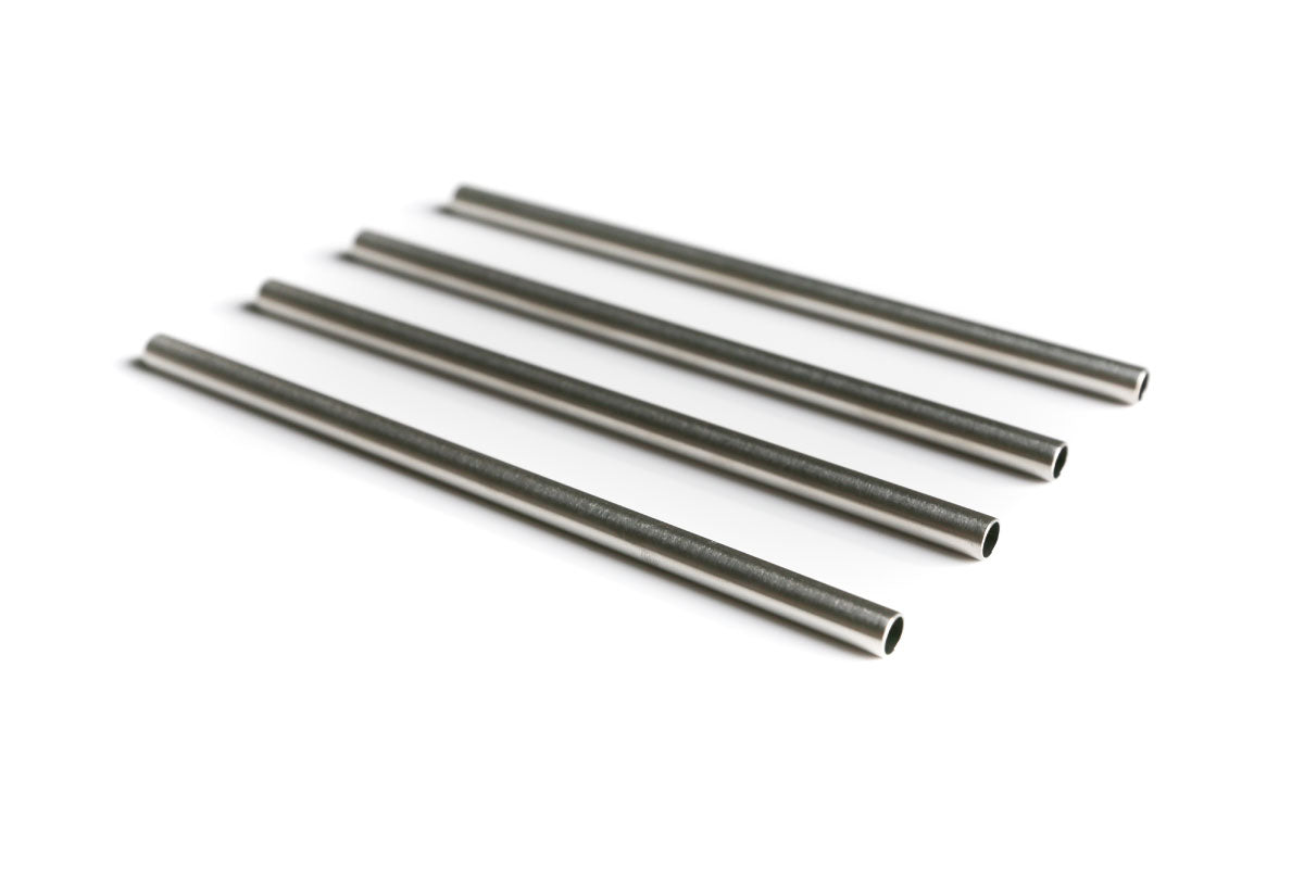 Stainless Cocktail Straws - Set of 5