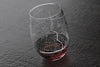 Custom stemless wine glass
