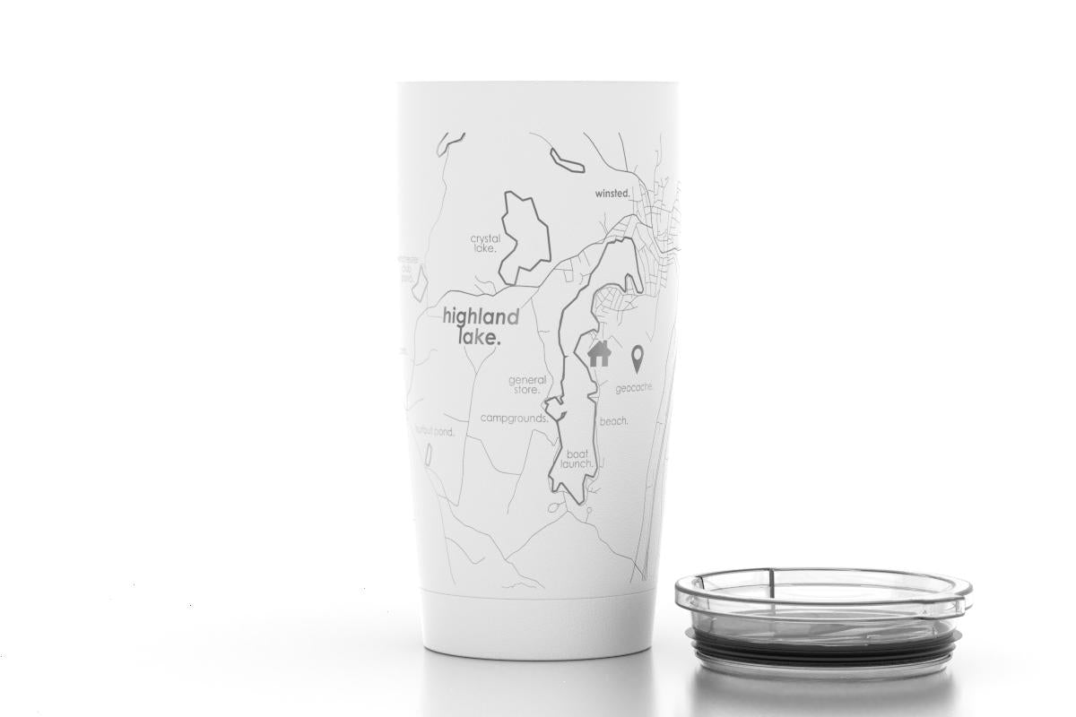 Anywhere Map 20 oz Insulated Pint Tumbler