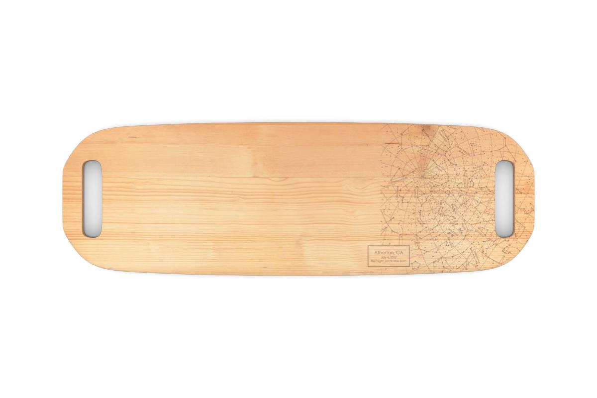 Custom Night Sky Serving Board