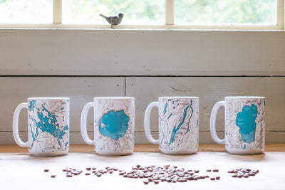 Lake Champlain Map Mug - 15oz