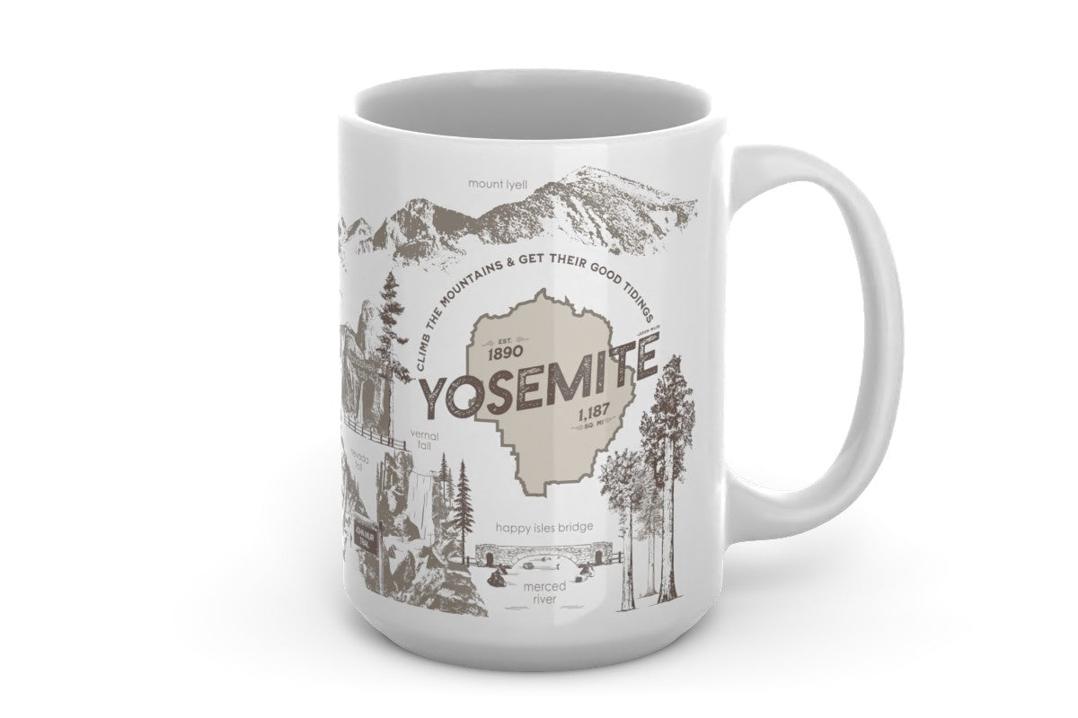 Custom　Ceramic　Yosemite　Well　Told　15oz　Mug