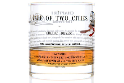 A Tale of Two Cities - Dickens Rocks Glass