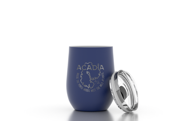 Acadia 12 oz Insulated Wine Tumbler