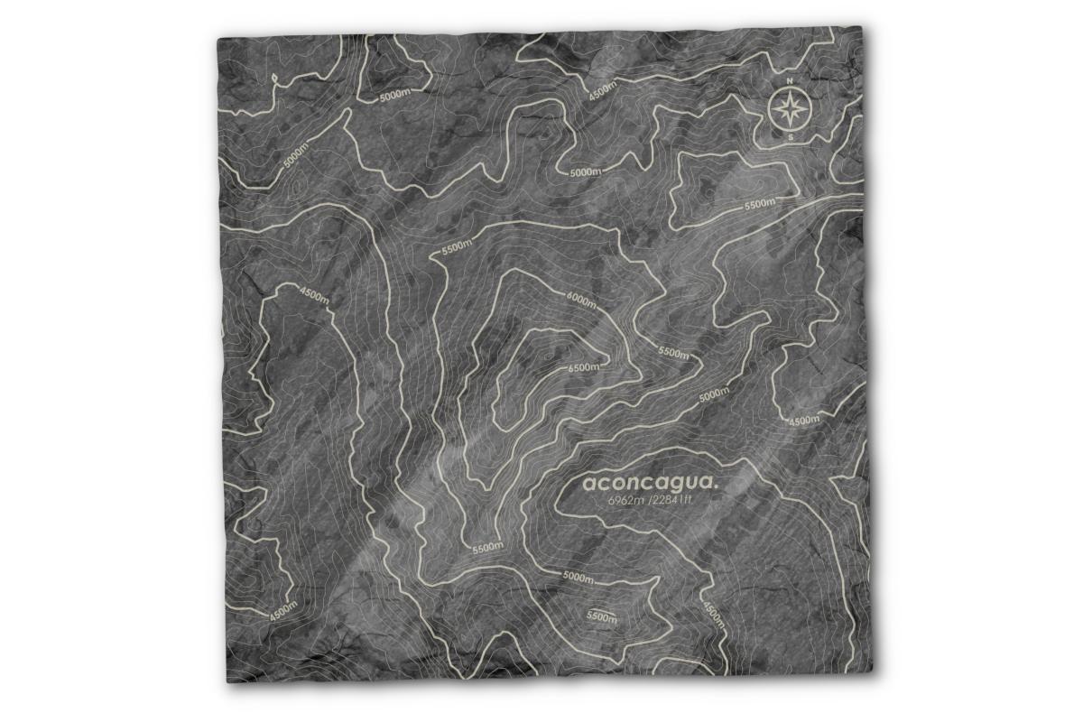 Topography Map Slate Server
