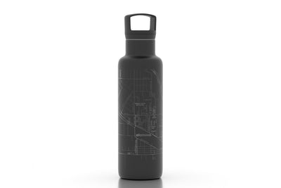 College Town Maps 21 oz Insulated Hydration Bottle