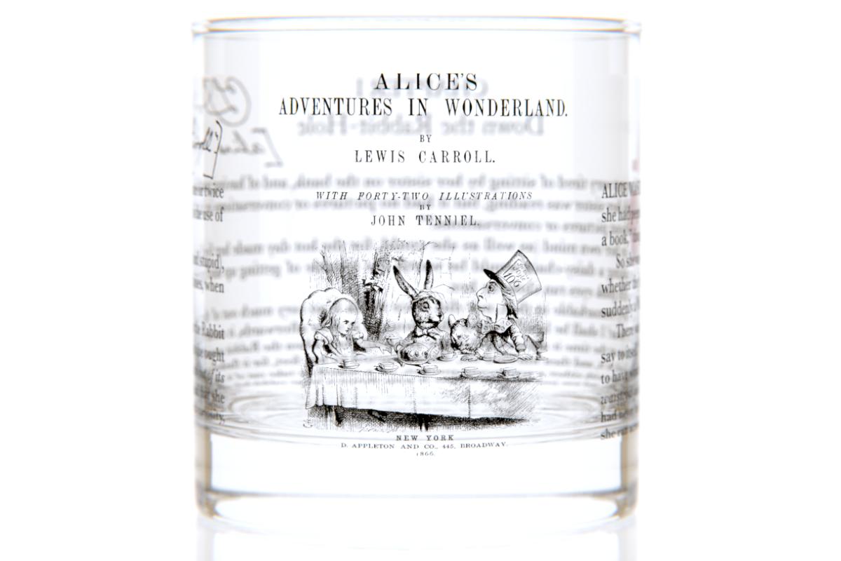 Alice's Adventures in Wonderland - Carroll Rocks Glass