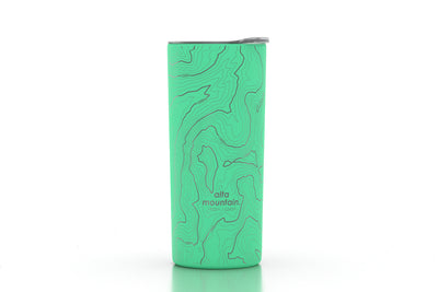 Topography Map 16 oz Insulated Tumbler