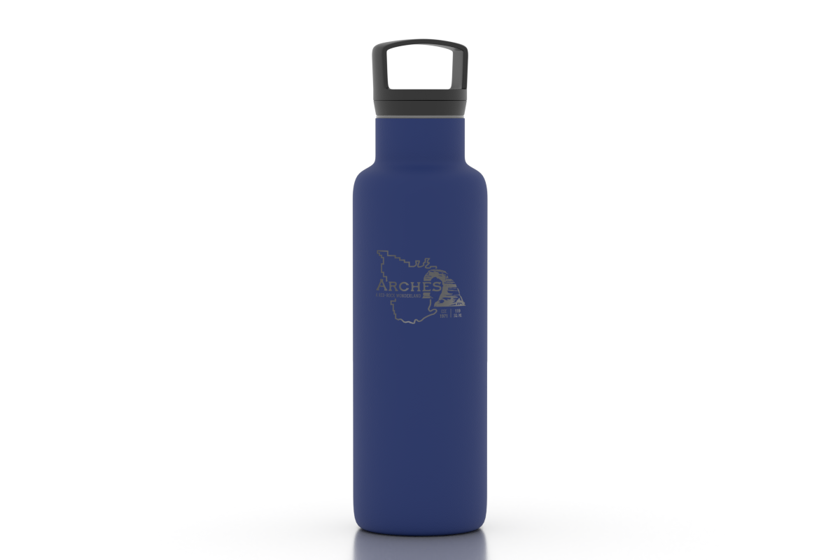 Custom Arches 21 Oz Insulated Water Bottle Well Told