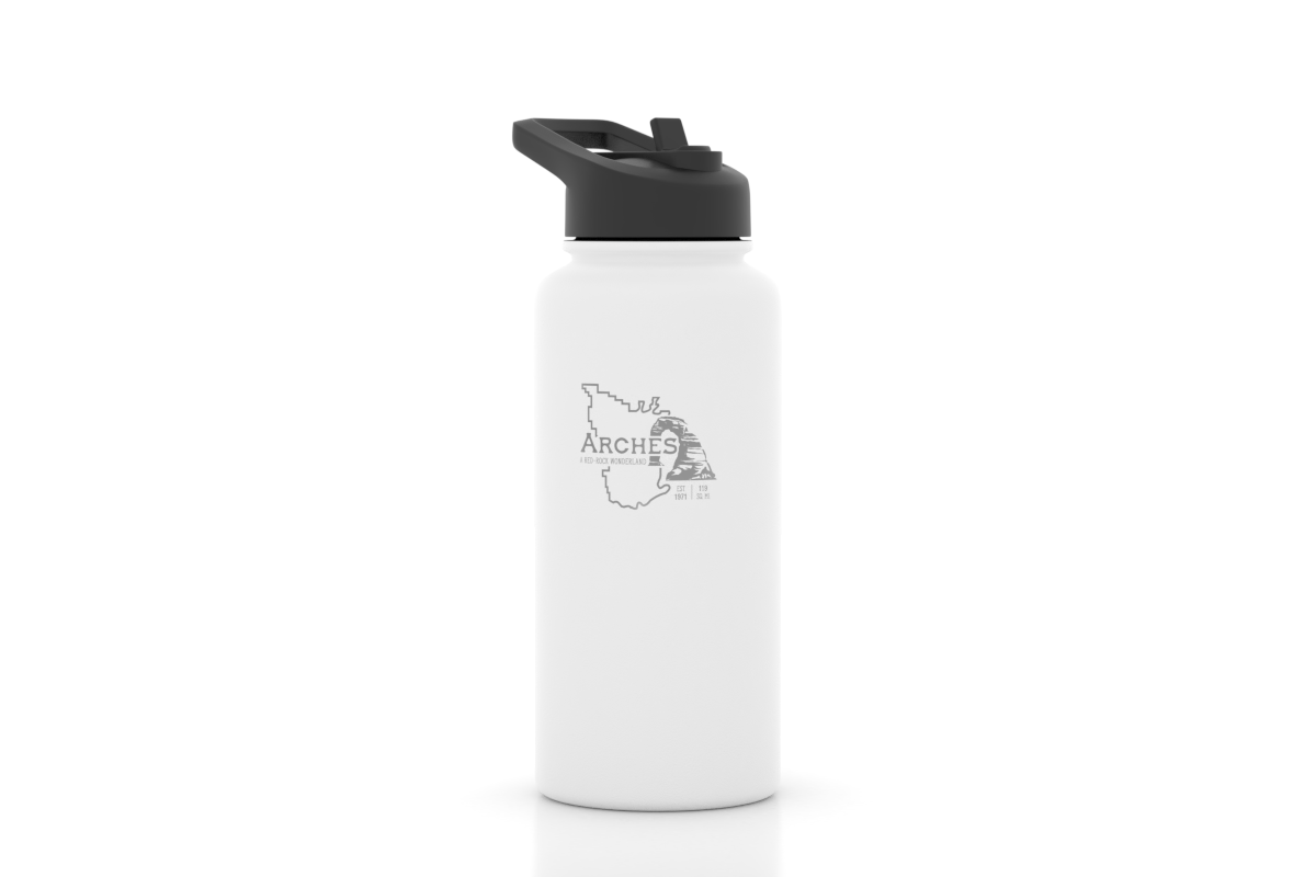 32 Oz Insulated Water Bottle for Women, Stainless Steel Vacuum