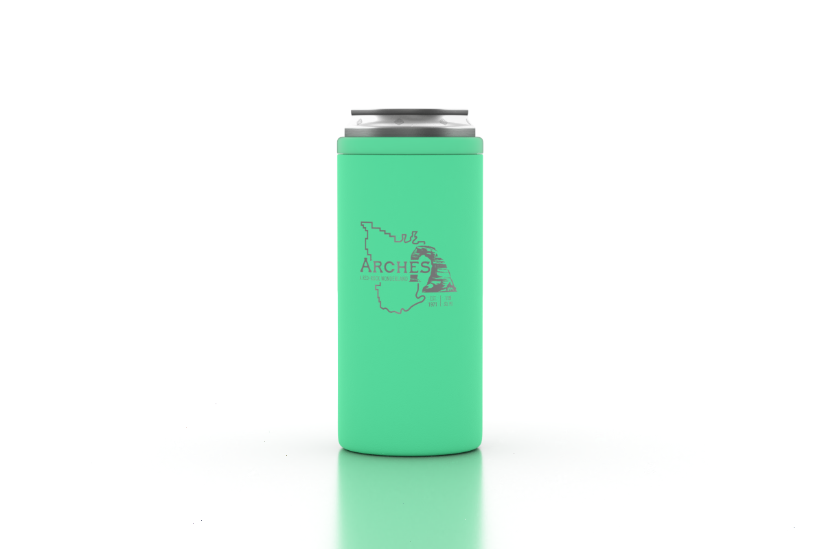 Custom Arches Insulated 12 Oz Slim Can Cooler Well Told
