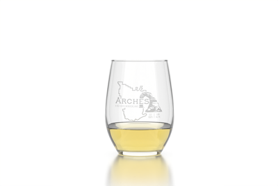 Arches Stemless Wine Glass