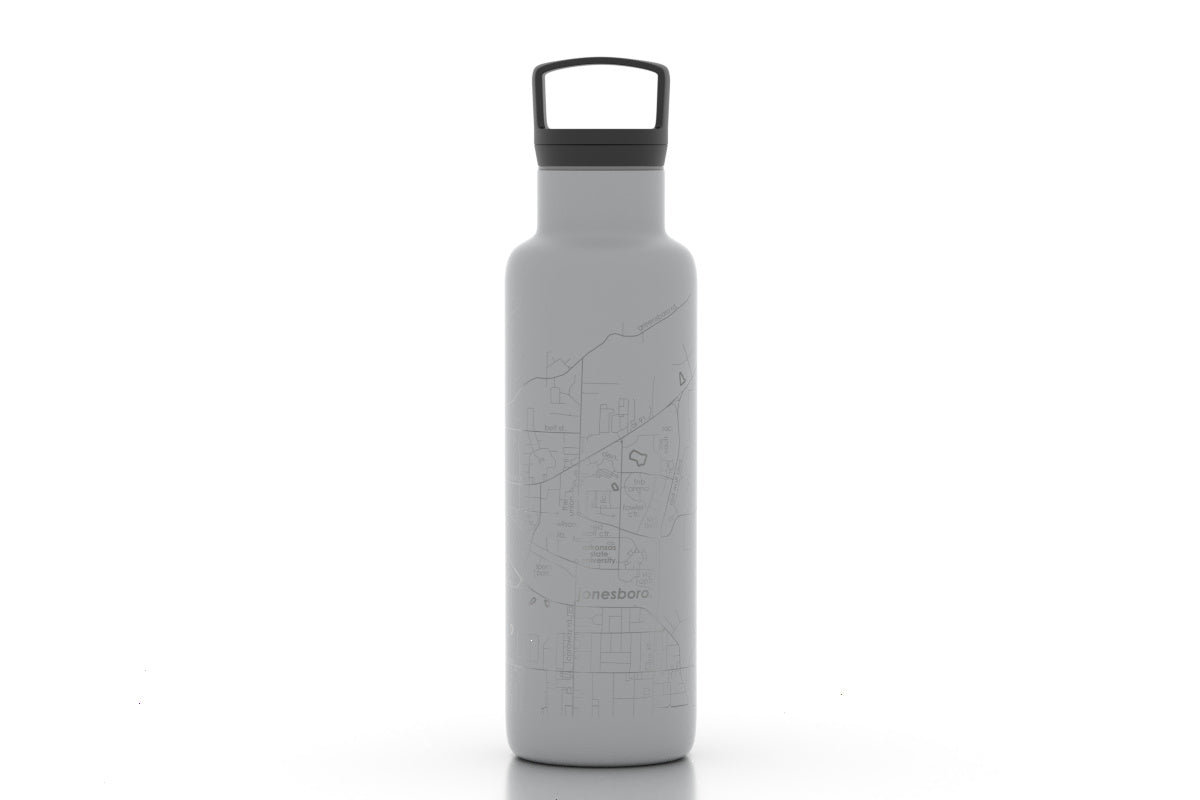 College Town Maps 21 oz Insulated Hydration Bottle