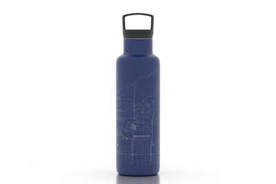 College Town Maps 21 oz Insulated Hydration Bottle