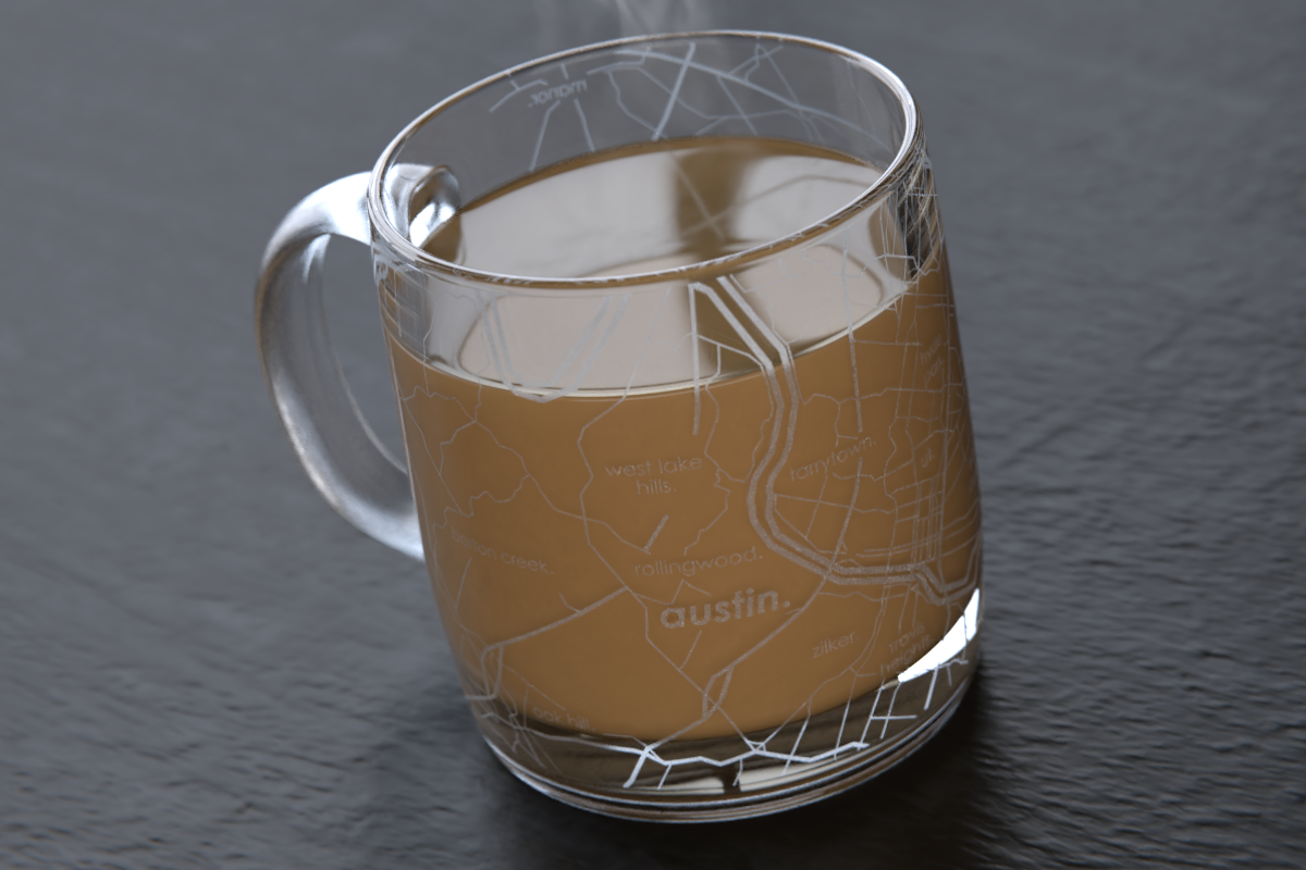 Austin Map Coffee Mug