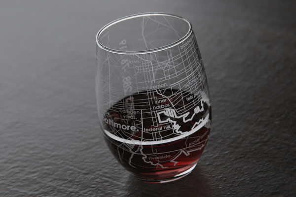 Wine Glass Engraving for a Special Birthday - Georgia Engraving, Printing  and Promotional Gifts Inkwell Designers