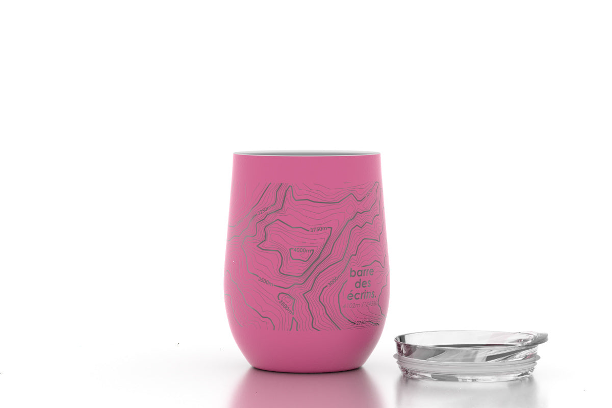 insulated stemless wine tumbler - pink — Design Roots