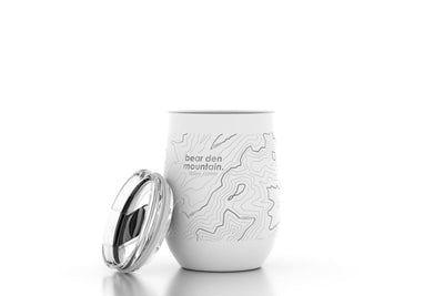 Topography Maps 12 oz Insulated Wine Tumbler