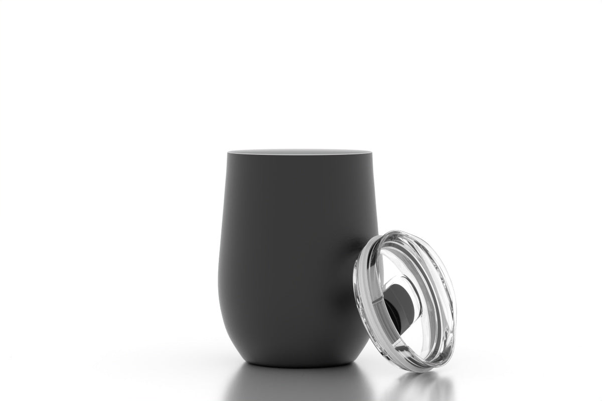 12 oz Insulated Wine Tumbler - White