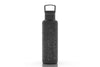 Black custom insulated water bottle