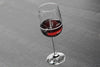 Bordeaux Region Map Stemmed Wine Glass