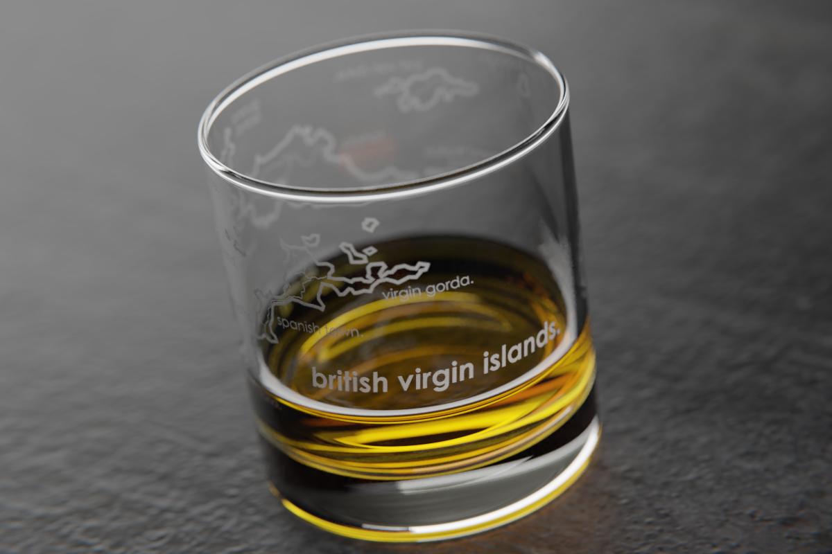 British Virgin Islands Rocks Glass