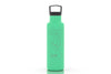 Green custom insulated water bottle
