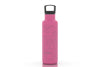 Pink custom insulated water bottle