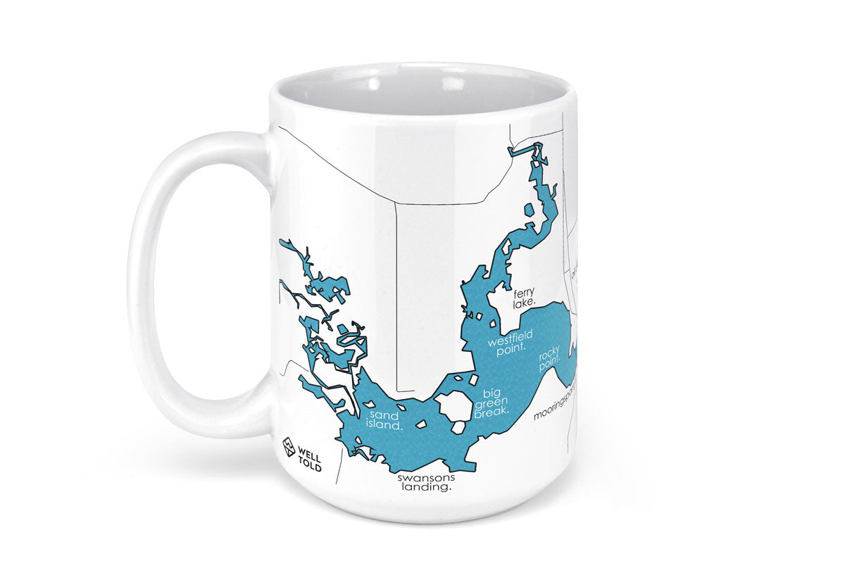 Caddo Lake Map Mug - 15oz