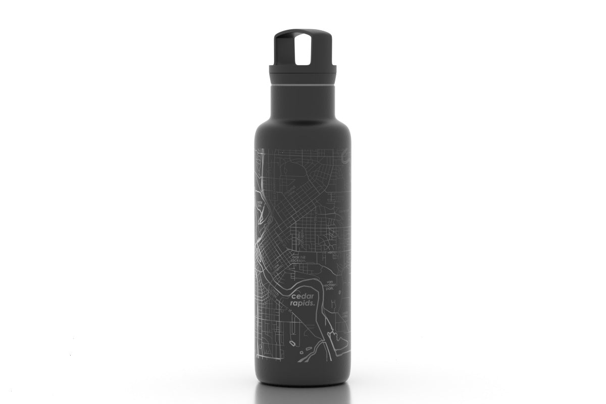 12oz Glass Water Bottle Made in Usa - Buy custom glass water