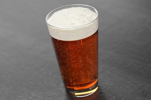 Charlotte Map Pint Glass