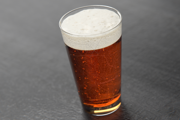 Charlottesville Map Pint Glass