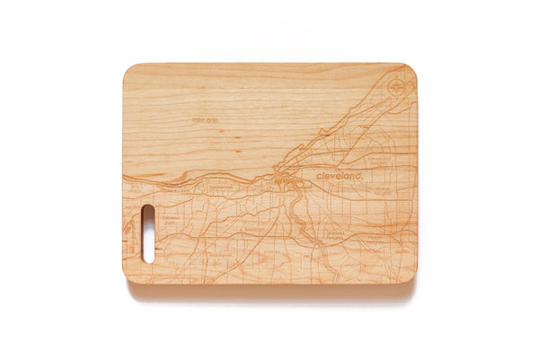 Cleveland Map Bar Board