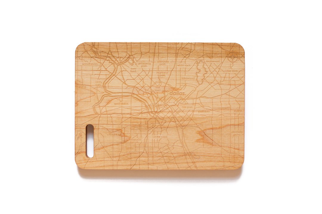 Dallas Map Bar Board