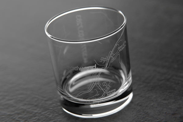 Deadwood SD Map Rocks Glass