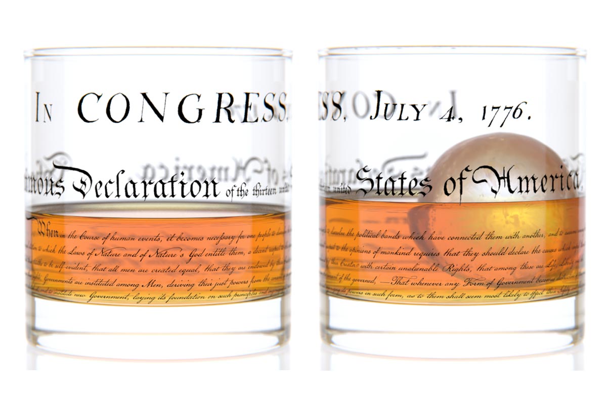Declaration Rocks Glass Pair