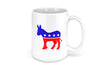 Democratic Party Ceramic Mug - 15oz