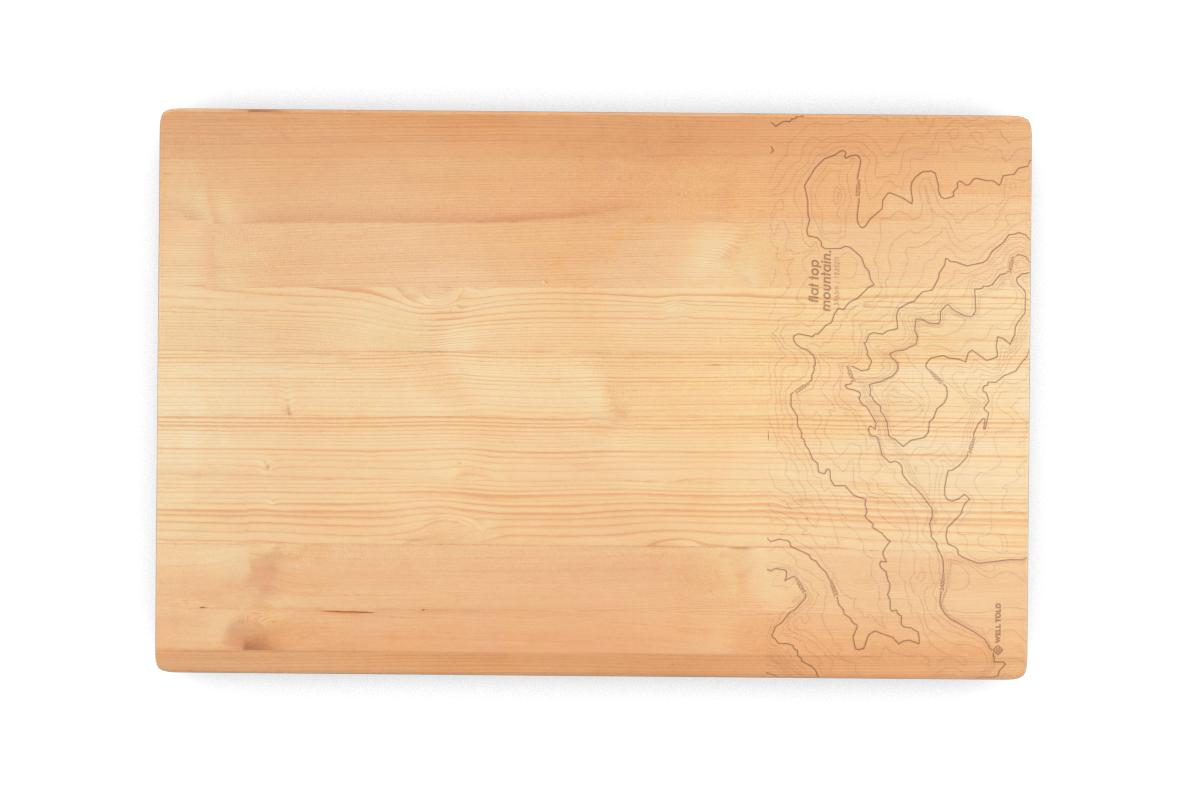 Topography Maps 11x17 Cutting Board