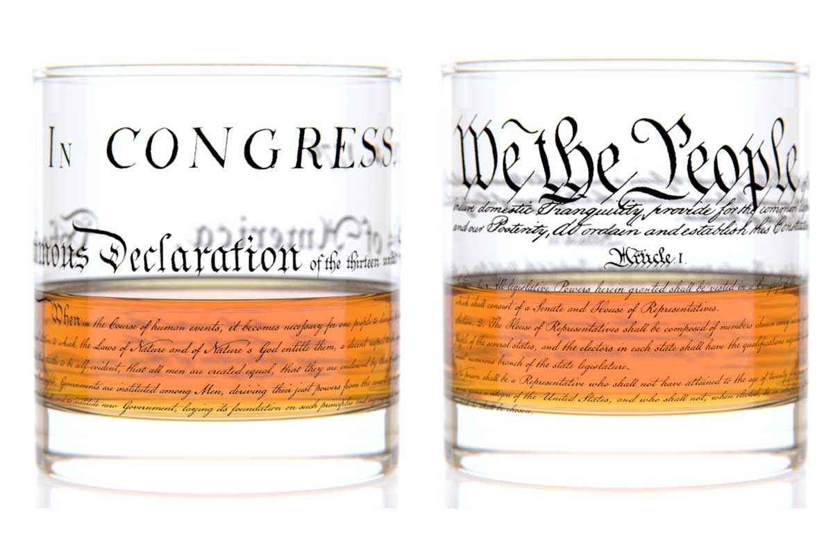 Founding Fathers Whiskey Glasses - Well Told