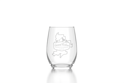 Grand Teton Stemless Wine Glass