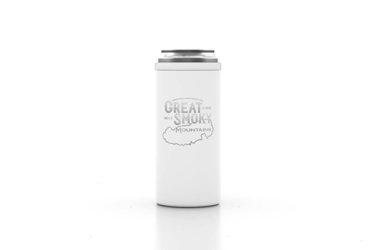 Great Smoky Mountains Insulated 12 oz Slim Can Cooler