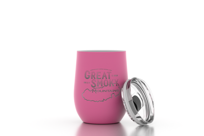 Great Smoky Mountains 12 oz Insulated Wine Tumbler