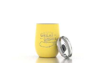 Great Smoky Mountains 12 oz Insulated Wine Tumbler
