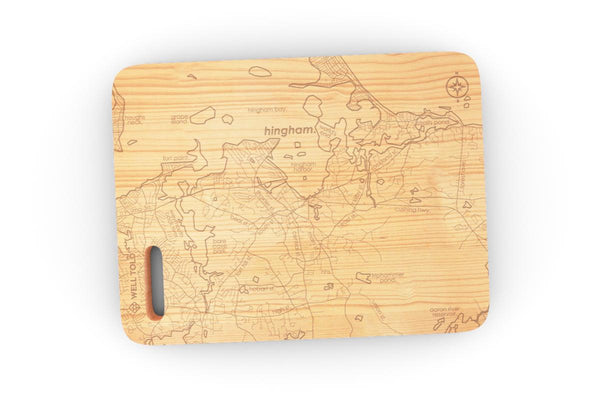 Home Town Map Bar Board