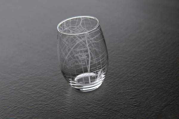 Custom Logo Stemless Wine Glass