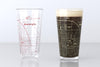 Bloomington IN Map Pint Glass Pair - Cream & Red